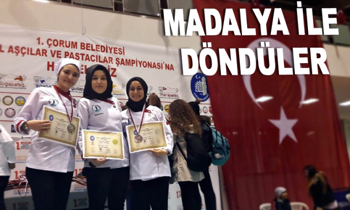 Madalya ile Döndüler