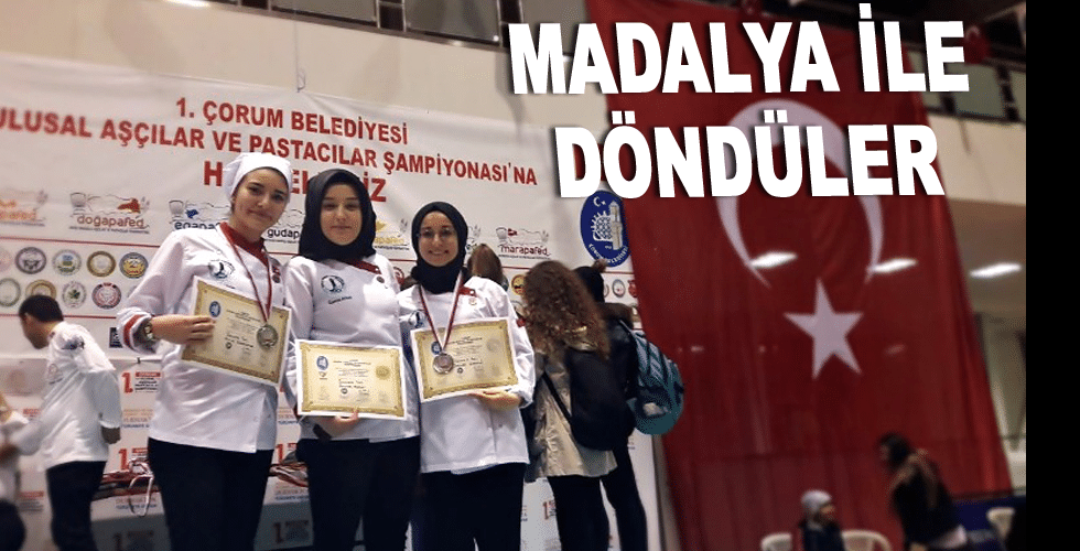 Madalya ile Döndüler