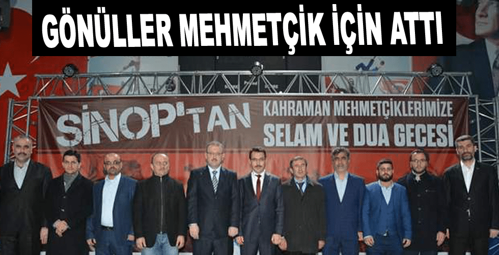 Gönüller Mehmetçik için attı