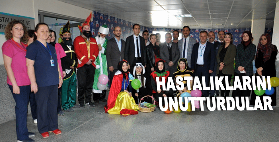 Hastalıklarını Unutturdular