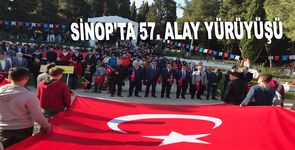 Sinop’ta 57. alay yürüyüşü