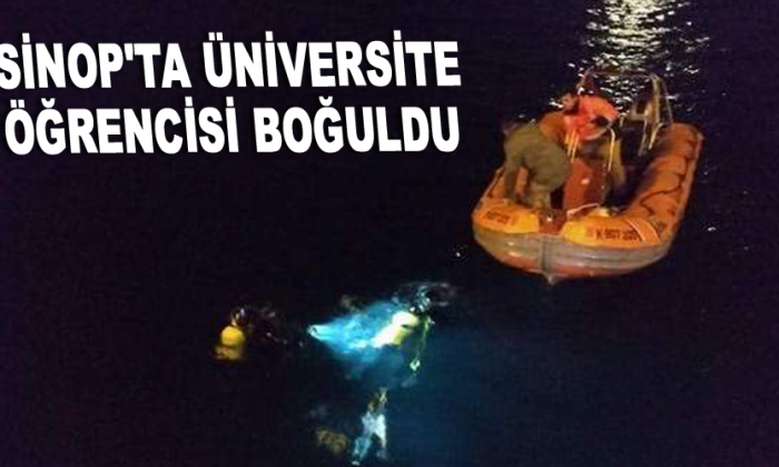 Sinop’ta Üniversite öğrencisi boğuldu