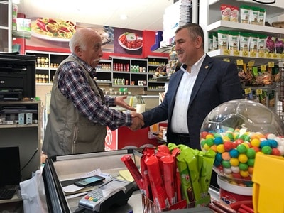 Maviş, Sinop Merkezde Ziyaretlerde Bulundu