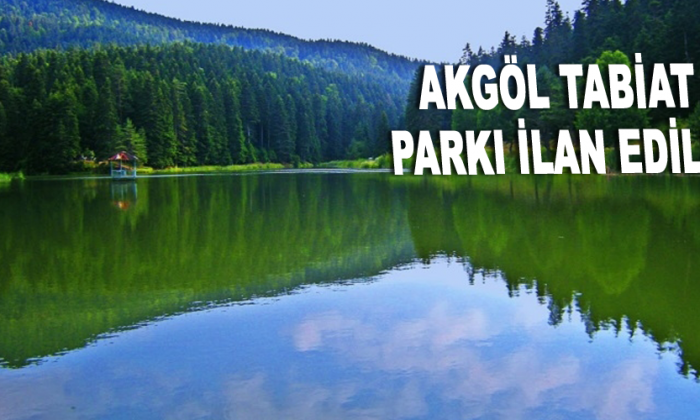 Akgöl Tabiat Parkı İlan Edildi