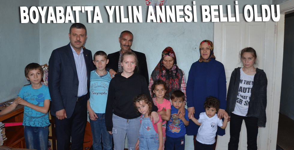 Boyabat’ta Yılın Annesi Belli Oldu