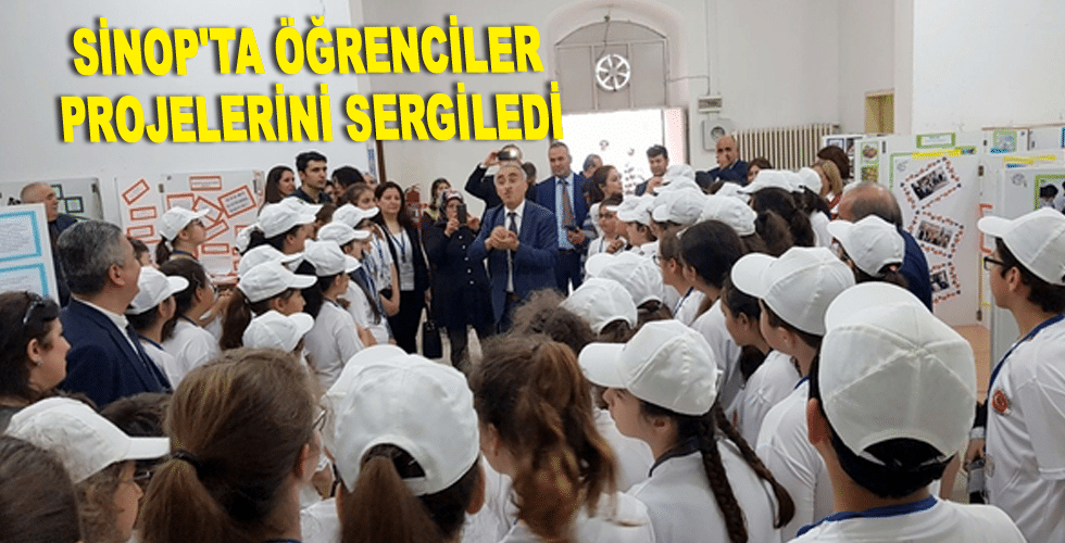 Sinop’ta öğrenciler projelerini sergiledi
