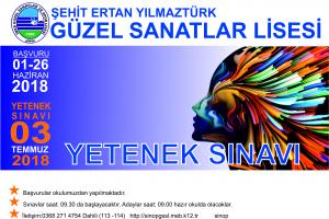 YETENEK SINAVI İLE ÖĞRENCİ ALACAK