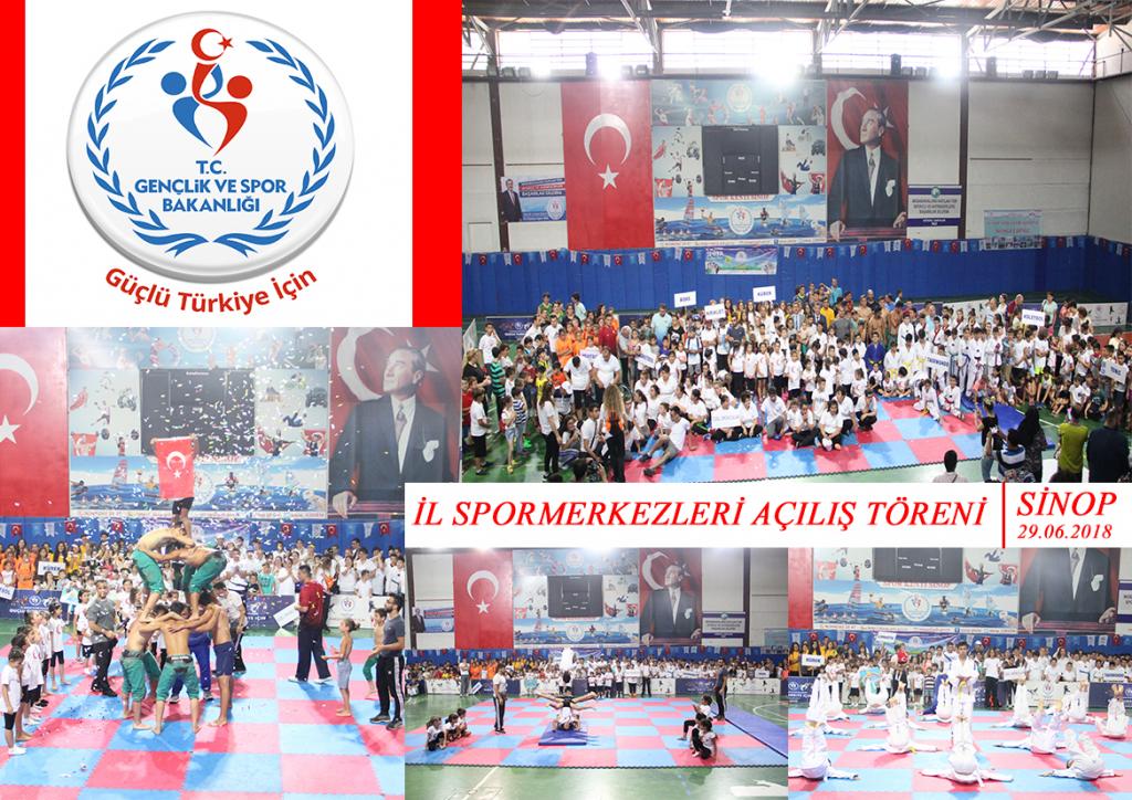 İL SPOR MERKEZLERİ AÇILIŞI YAPILDI