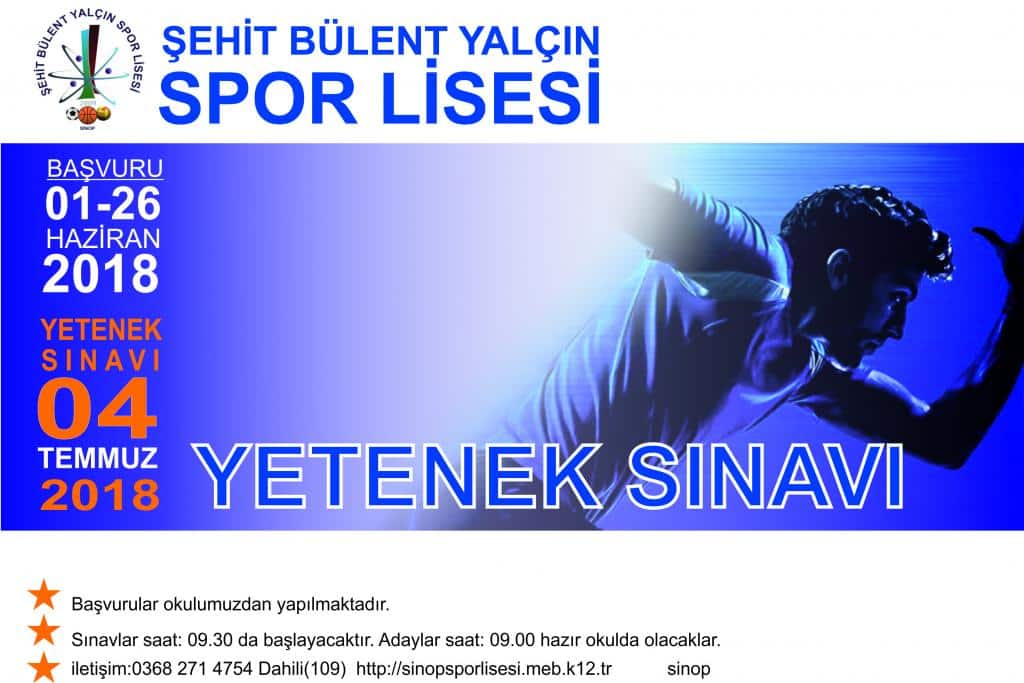 YETENEK SINAVI İLE ÖĞRENCİ ALACAK