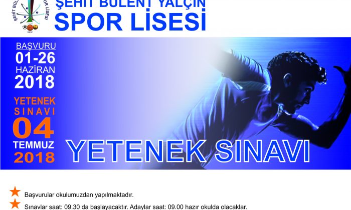 YETENEK SINAVI İLE ÖĞRENCİ ALACAK