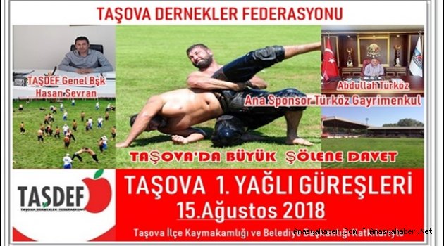 Taşova Yağlı Güreşleri 15 Ağustos’ta Yapılacak