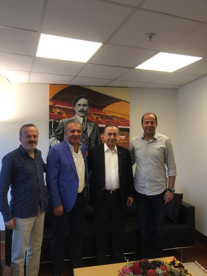 Ayancıklı Gazeteci Yıldız’dan Galatasaray Spor Kulübüne ziyaret