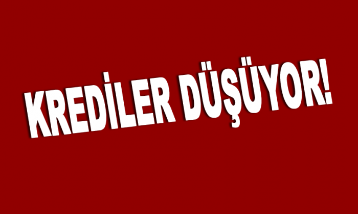 Krediler Düşüyor!