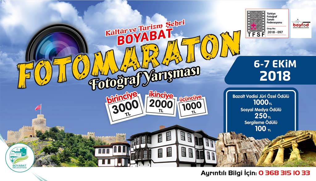 Boyabat'ta fotoğraf yarışması