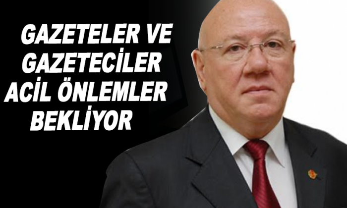 Gazeteler ve gazeteciler acil önlemler bekliyor