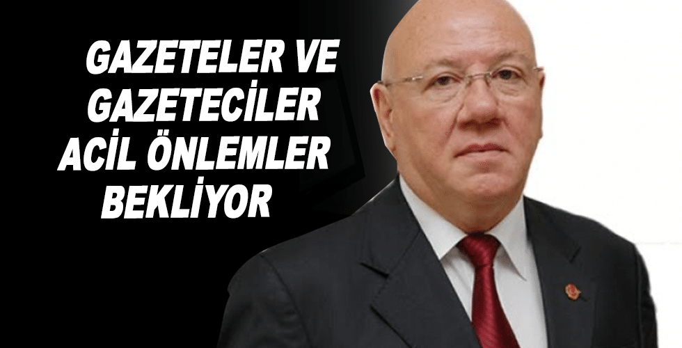 Gazeteler ve gazeteciler acil önlemler bekliyor