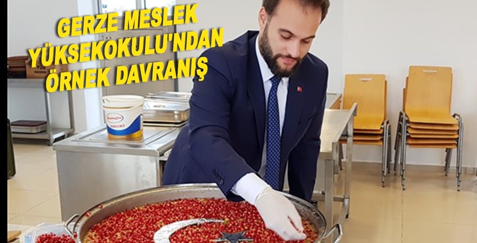 Gerze Meslek Yüksekokulu’ndan Örnek Davranış