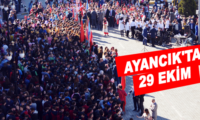 Ayancık’ta 29 Ekim Coşkuyla Kutlandı
