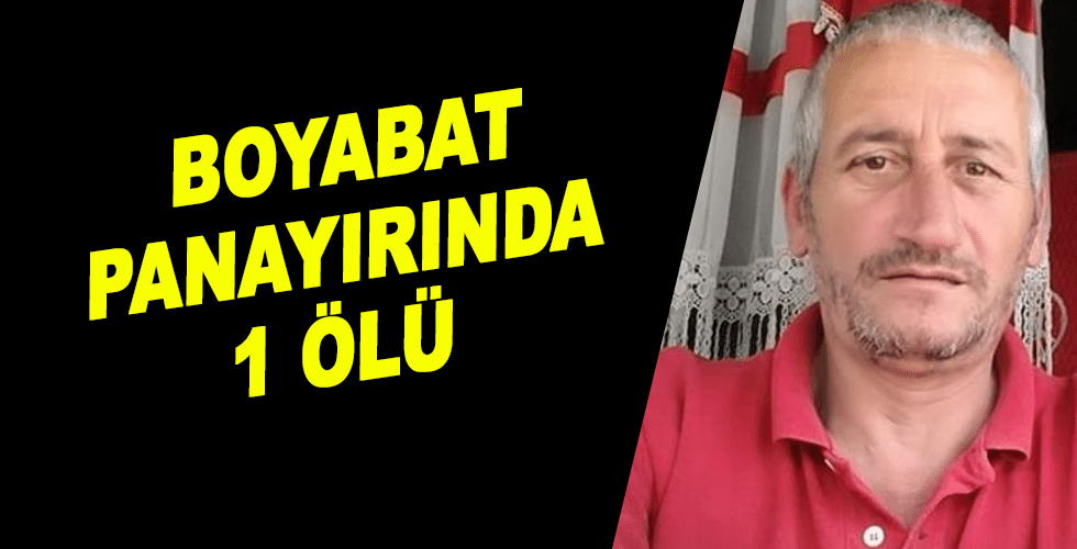 Boyabat Panayırında 1 Ölü