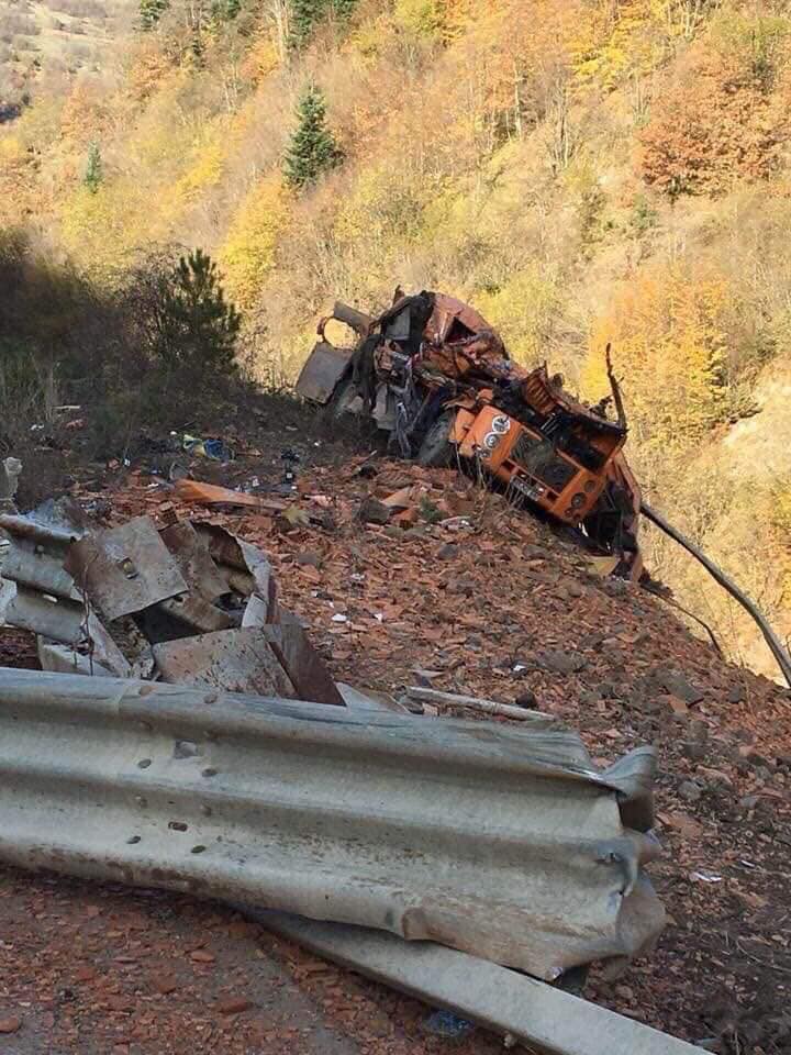 Sinop'taki kazada ölen iki kişi toprağa verildi