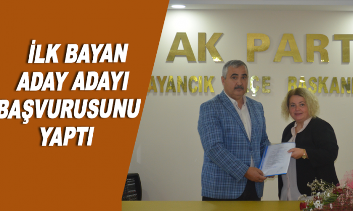 İlk Bayan Aday Adayı Başvurusunu yaptı