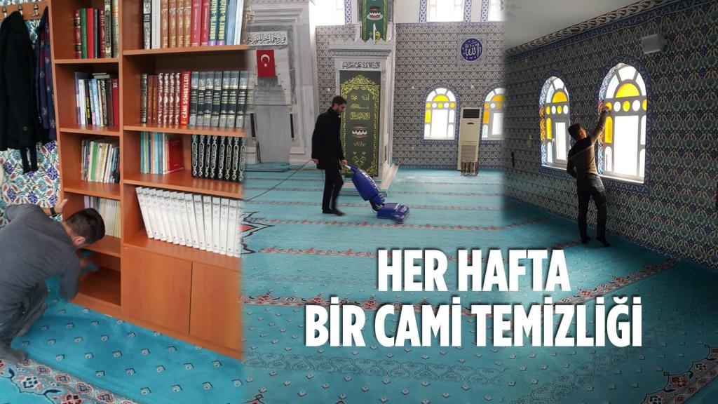 Ayancık Ülkü Ocaklarından Cami Temizliği