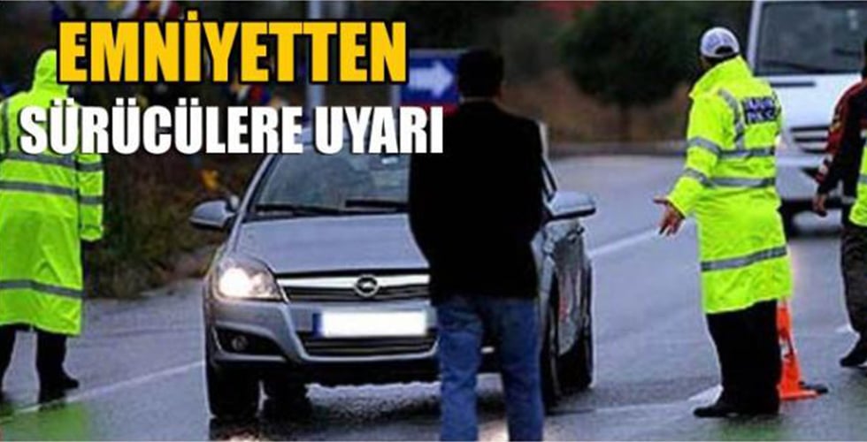 Sinop Emniyetinden Sürücülere Uyarı