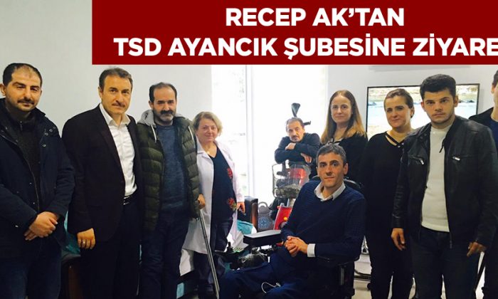 Recep AK’tan TSD Ayancık Şubesine Ziyaret