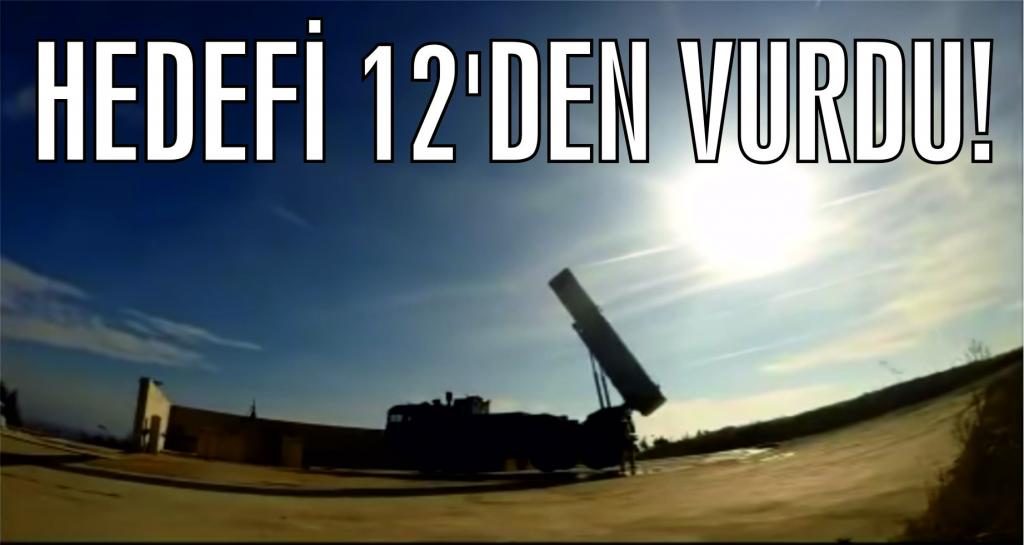 Hedefi 12’den vurdu!