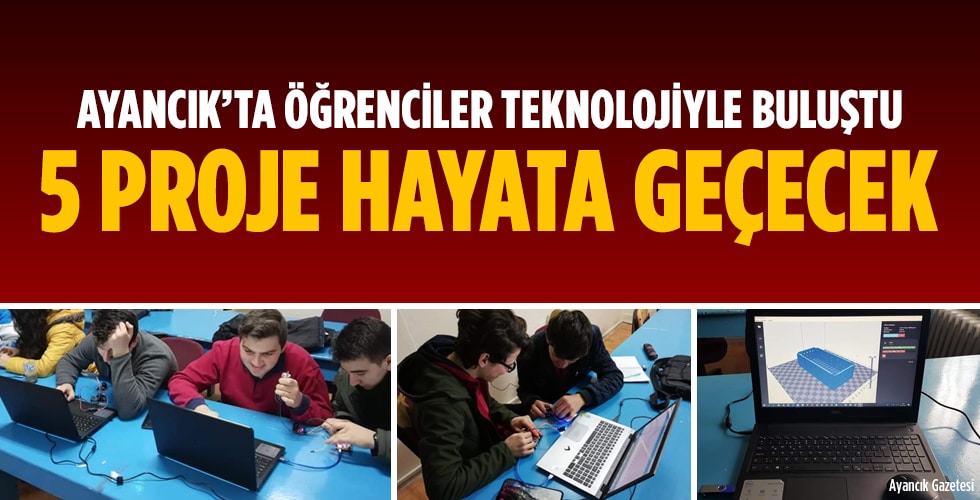 Atatürk Anadolu Lisesi Öğrencileri Teknolojiye Ayak Uyduruyor