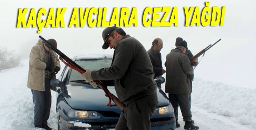 Kaçak avcılara ceza yağdı