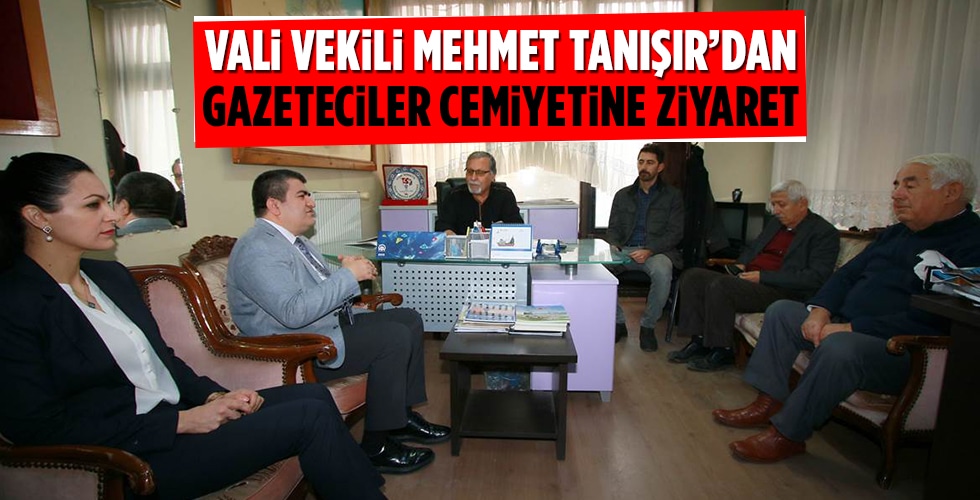 Mehmet Tanışır’dan Gazeteciler Cemiyetine Ziyaret