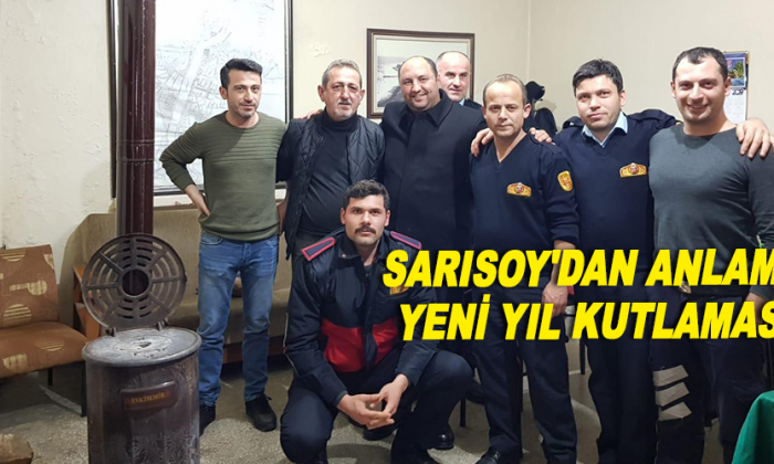 SARISOY’DAN ANLAMLI YENİ YIL KUTLAMASI