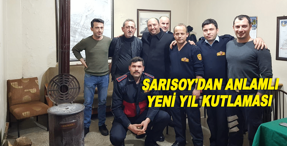 SARISOY’DAN ANLAMLI YENİ YIL KUTLAMASI