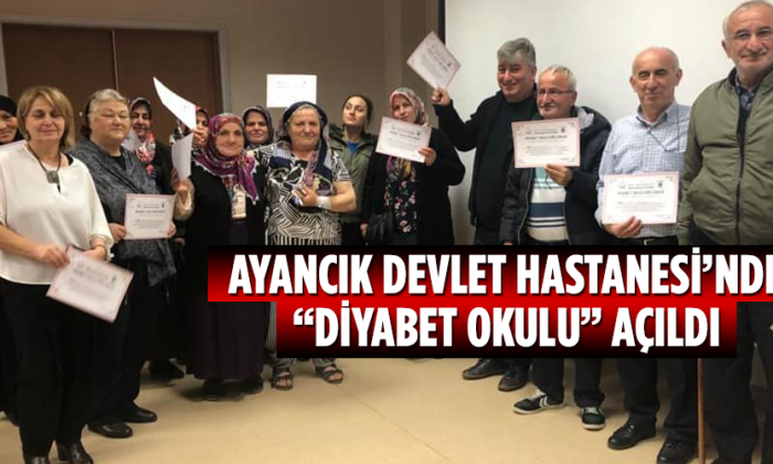 Ayancık Devlet Hastanesi’nde “Diyabet Okulu” açıldı