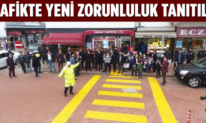 Trafikte yeni zorunluluk Sinop’ta tanıtıldı