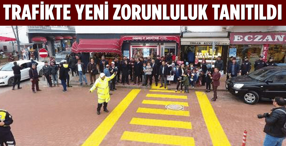 Trafikte yeni zorunluluk Sinop’ta tanıtıldı