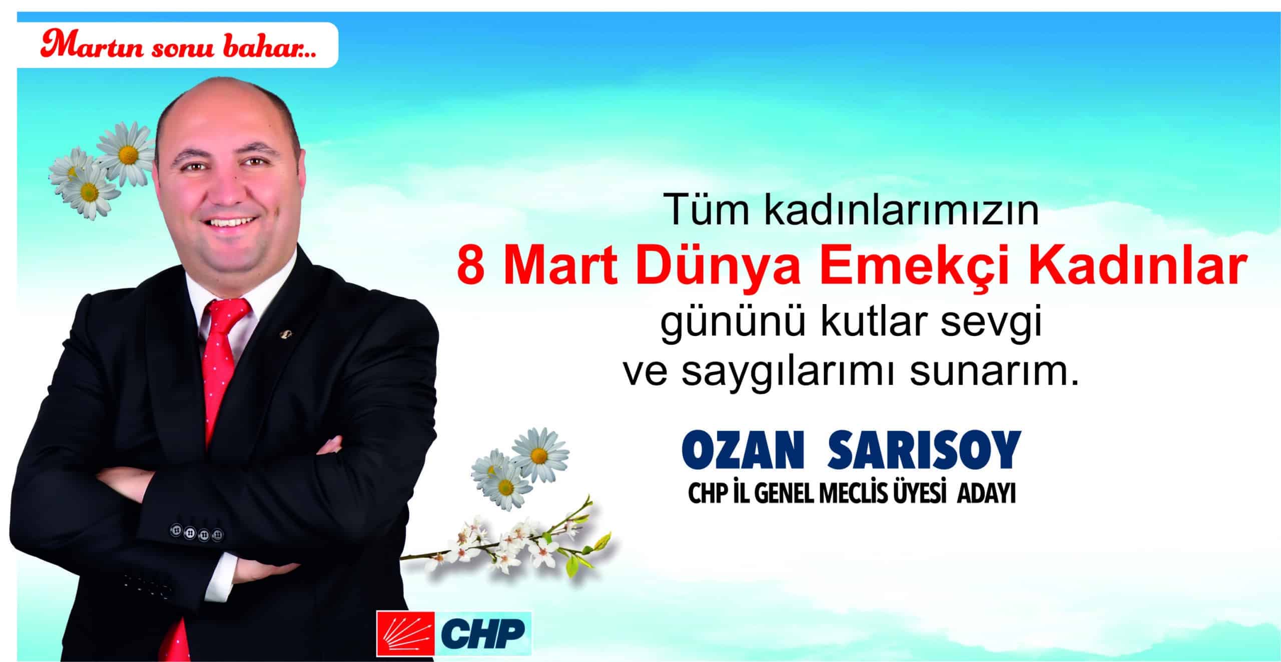 Sarısoy’dan 8 Mart Mesajı