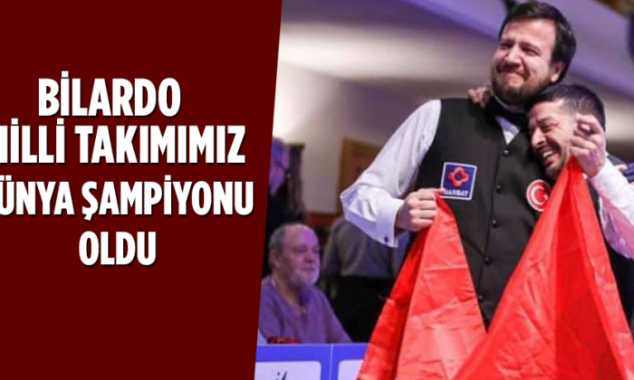 DÜNYA ŞAMPİYONU OLDU