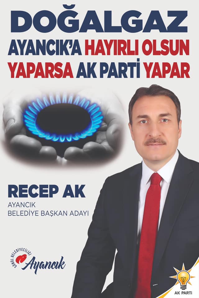 Recep AK, Ayancık'a Doğalgazı Müjdeledi