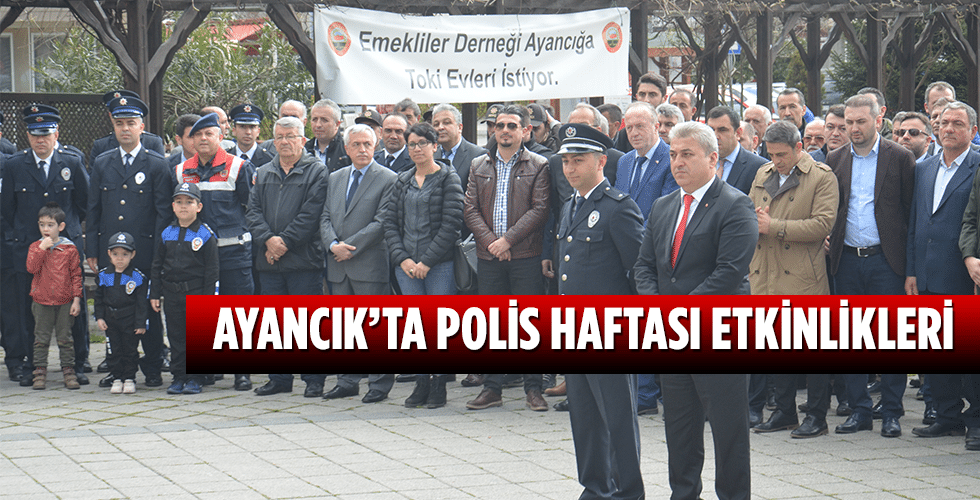 AYANCIK’TA POLİS HAFTASI ETKİNLİKLERİ