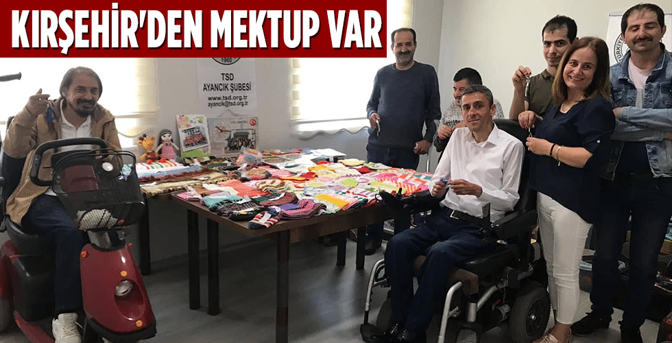 Ayancık Zeki Özünlü engelliler Yaşam Merkezi’ne Kırşehir’den mektup var