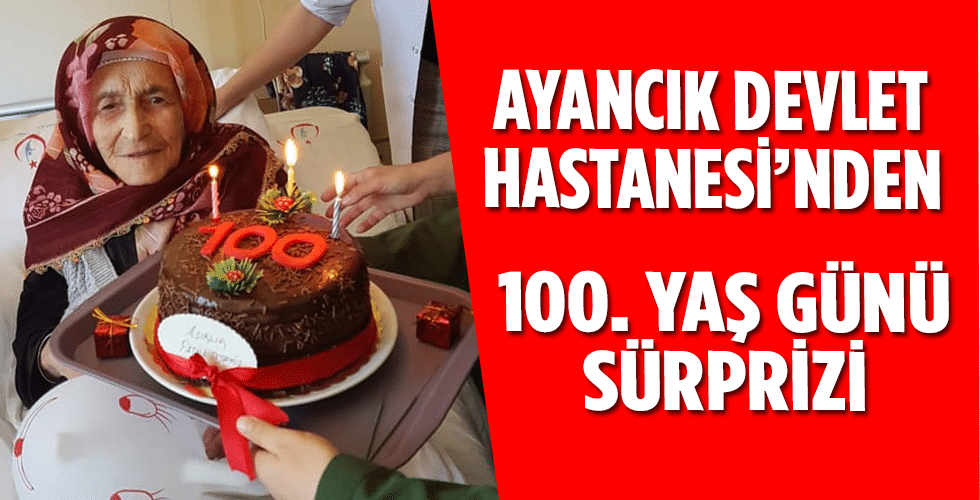 Ayancık Devlet Hastanesi’nden Sürpriz Doğum Günü