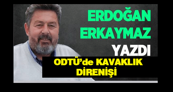 ODTÜ’de KAVAKLIK DİRENİŞİ