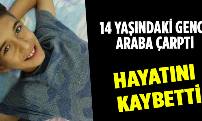 14 Yaşındaki Gence Araba Çarptı