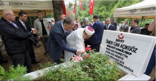 15 Temmuz şehidi Ömer Can Açıkgöz dualarla anıldı