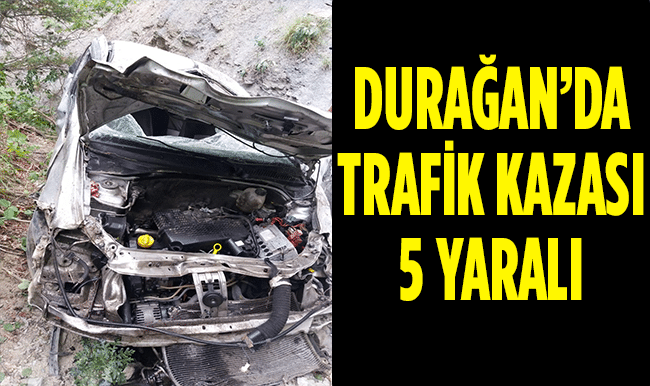 DURAĞANDA TRAFİK KAZASI