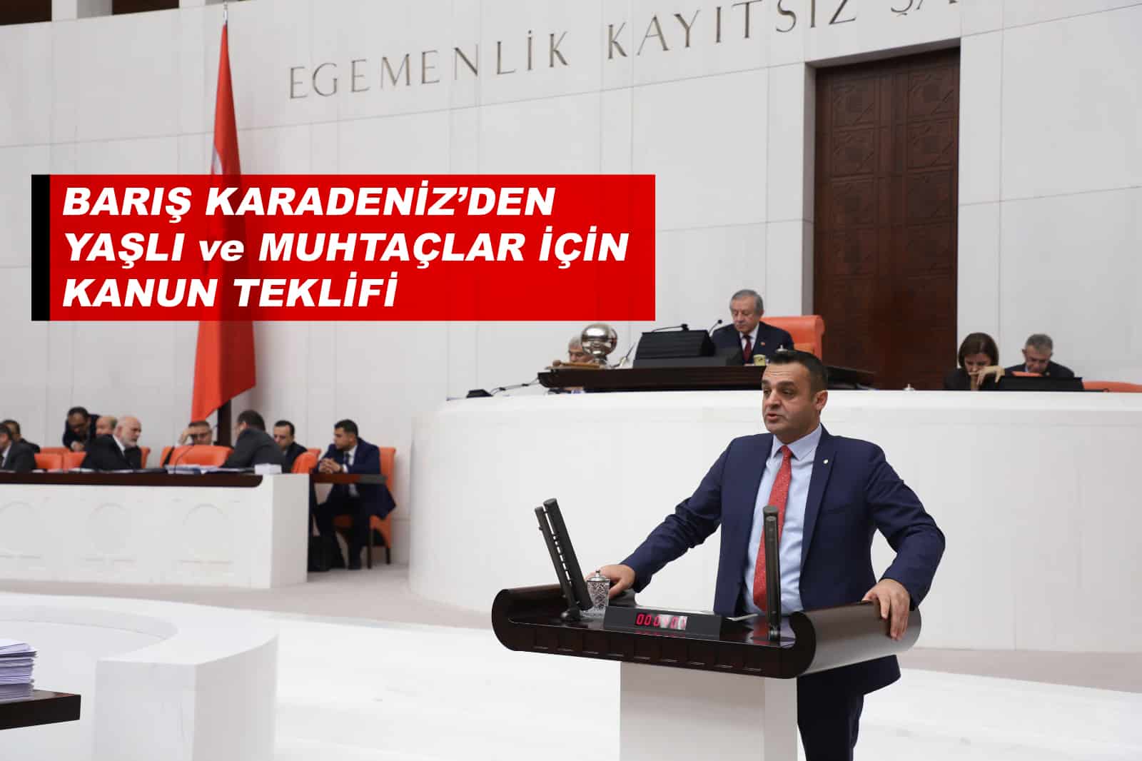 Barış Karadeniz’den Meclise Kanun Teklifi