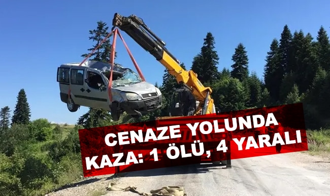 Cenazeye Giderken Kaza Yaptılar