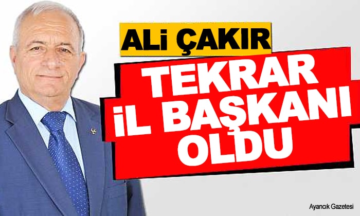 MHP Sinop İl Başkanı Ali Çakır Oldu